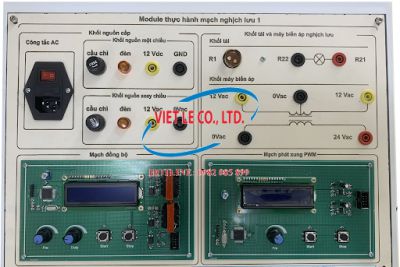 Bộ thí nghiệm nghịch lưu điện áp 1/3 pha