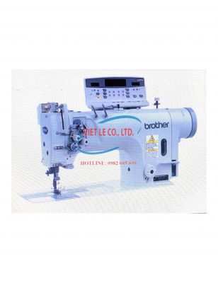 Máy 02 kim di động, mũi may thắt nút với ổ lớn Brother T-8750B