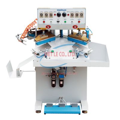 Máy cắt và lộn cổ áo bán tự động Oshima OP-545