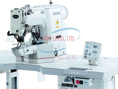 Máy đính bọ điện tử, mũi thắt nút, đầu khô với motor truyền động trực tiếp KE-430D