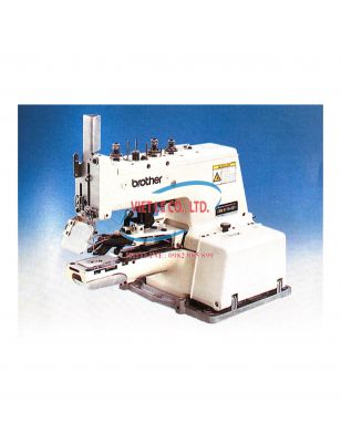 Máy đính nút cơ mũi móc xích cắt chỉ tự động Brother BM-917B