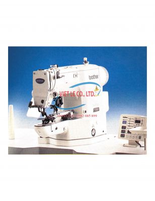 Máy đính nút điện tử, mũi thắt nút, đầu khô, motor truyền động trực tiếp Brother BE-438D