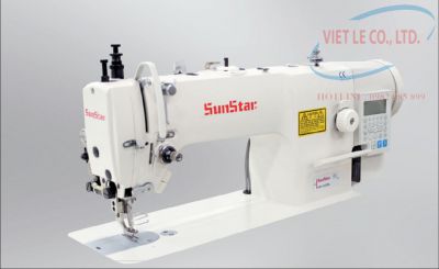 Máy may 01 kim điện tử chân vịt bước ổ lớn SUNSTAR KM3420BL-7