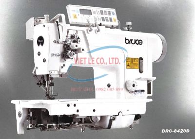 Máy may 02 kim, mũi thắt, lập trình Bruce BRC-8450D,8420D