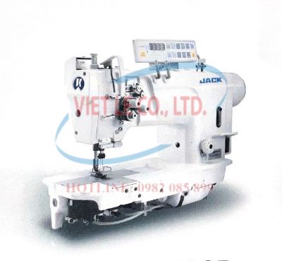 Máy may 02 kim mũi thắt, cắt chỉ tự động (trụ kim cố định) JACK JK-58420D