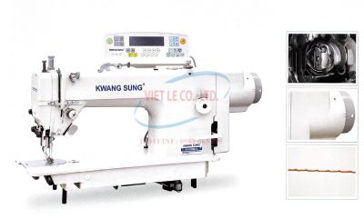 Máy may công nghiệp liền trục, mũi thắt đồng bộ kép KWANG SUNG KS-0303M,H-D3