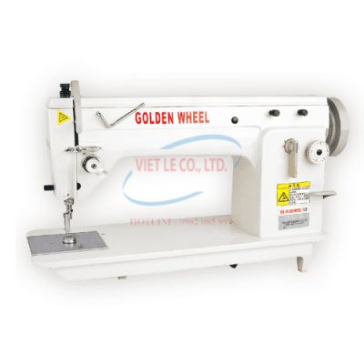 Máy may trang trí lỗ tròn 01 kim, mũi may thắt nút Golden Wheel CS-2110 series